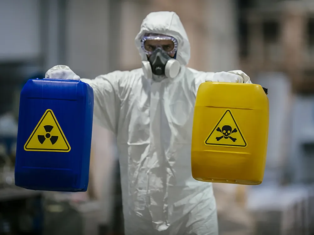 biohazard cleanup professionals at work in Lafayette